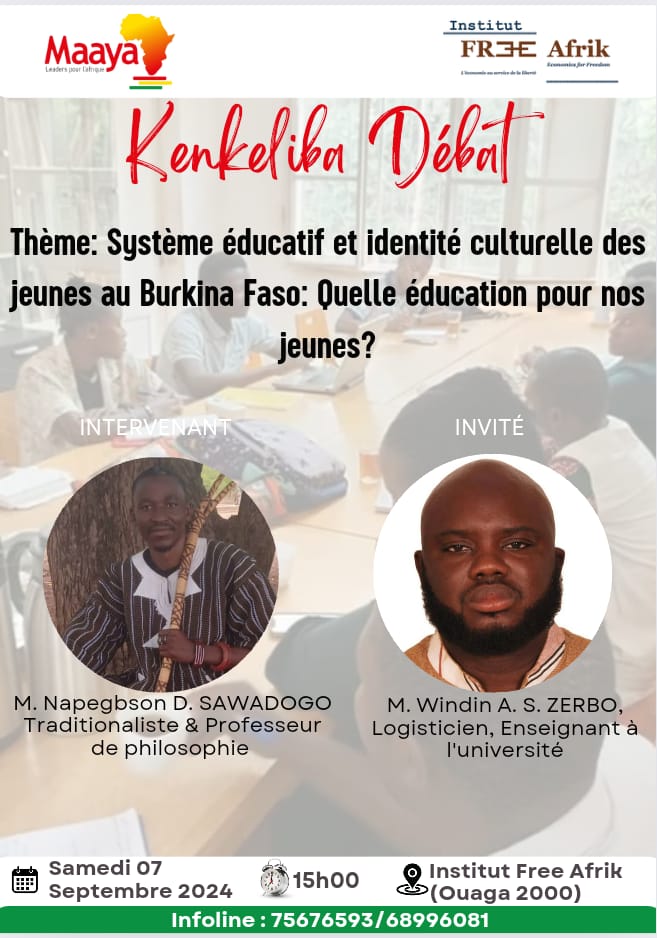 L’identité culturelle de la jeunesse et le système éducatif au Burkina : l’Association Maaya Leaders pour l’Afrique ouvre le débat.